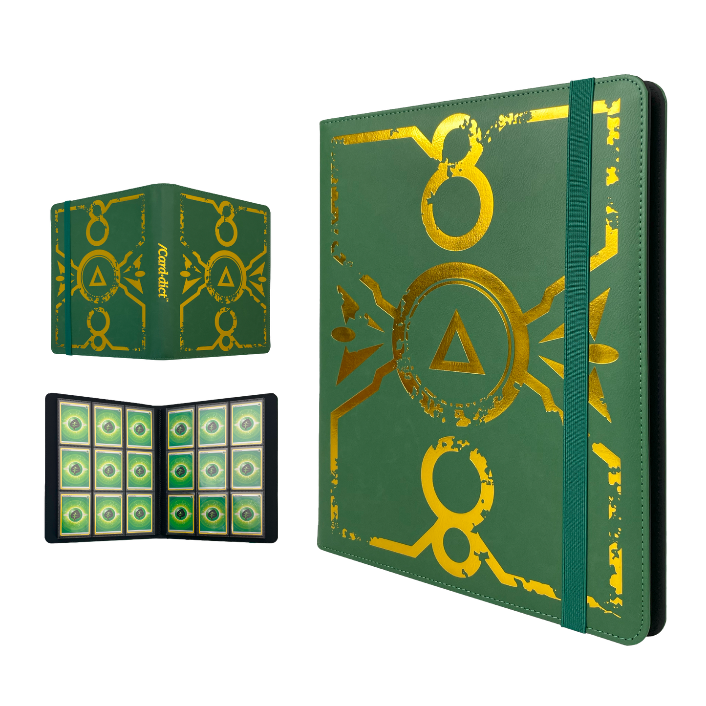 Carddict PU Leather 9 Pocket Binder Delta Green