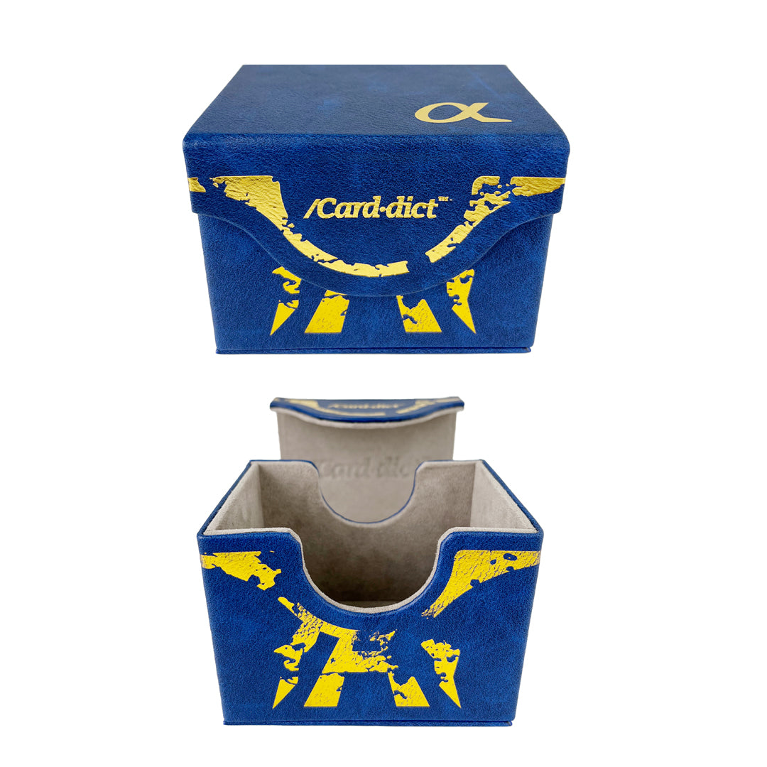 Carddict PU Leather Deck Box Alpha Blue