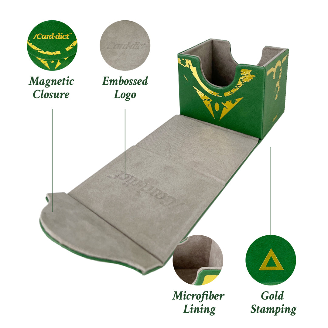 Carddict PU Leather Deck Box Delta Green