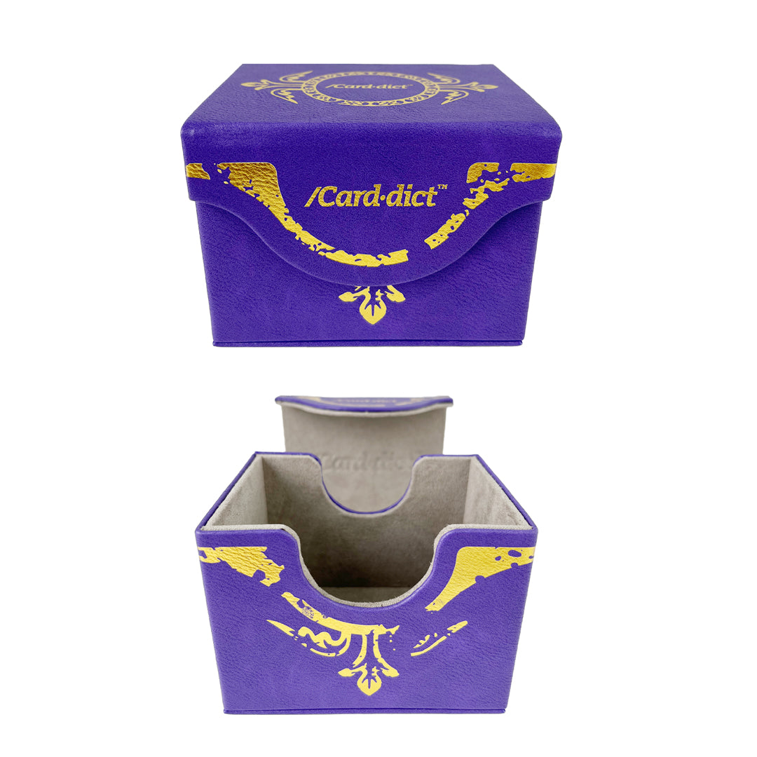 Carddict PU Leather Deck Box Carddict Purple