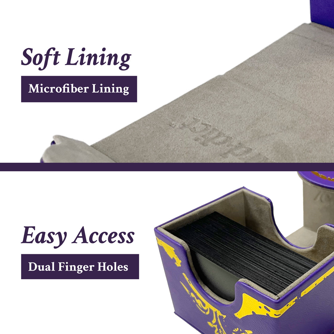 Carddict PU Leather Deck Box Carddict Purple