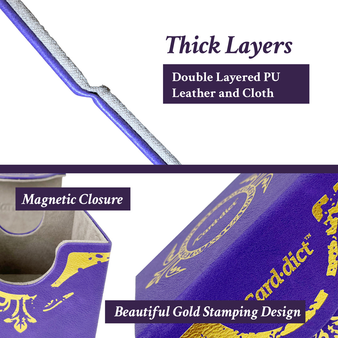 Carddict PU Leather Deck Box Carddict Purple