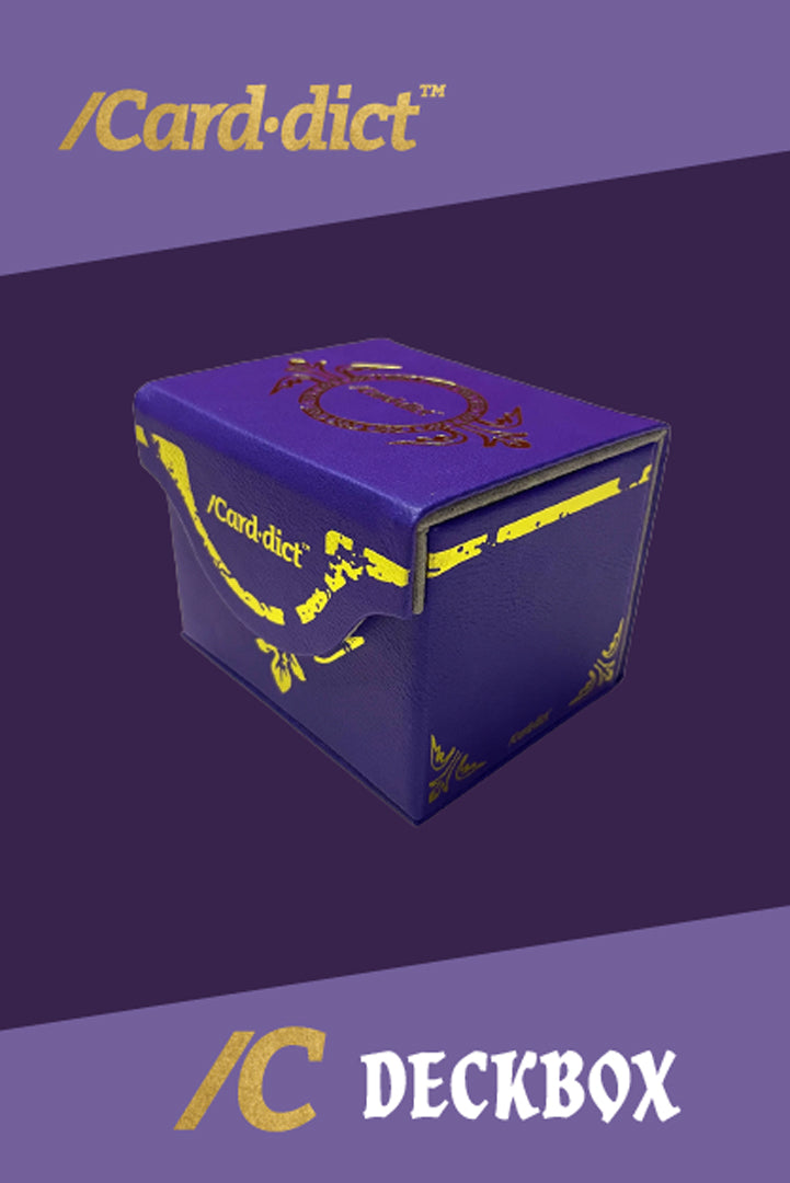 Carddict PU Leather Deck Box Carddict Purple