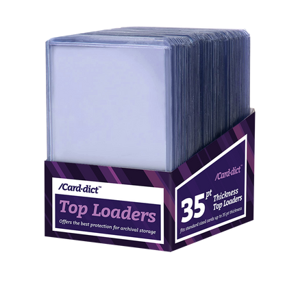 pokemon card pt thickness /Card·Dict 50ct Top Loaders Compatible With Pokemon Trading Card 35pt 3” X 4“ Rigid Sports Cards Protectors, Hard Plasti
