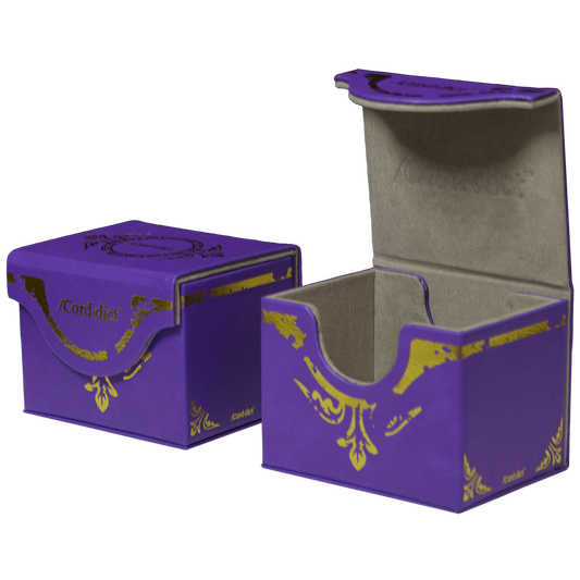 /Card·dict™ PU Leather Deck Box Carddict Purple