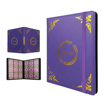 /Card·dict™ PU Leather 9 Pocket Binder Carddict Purple