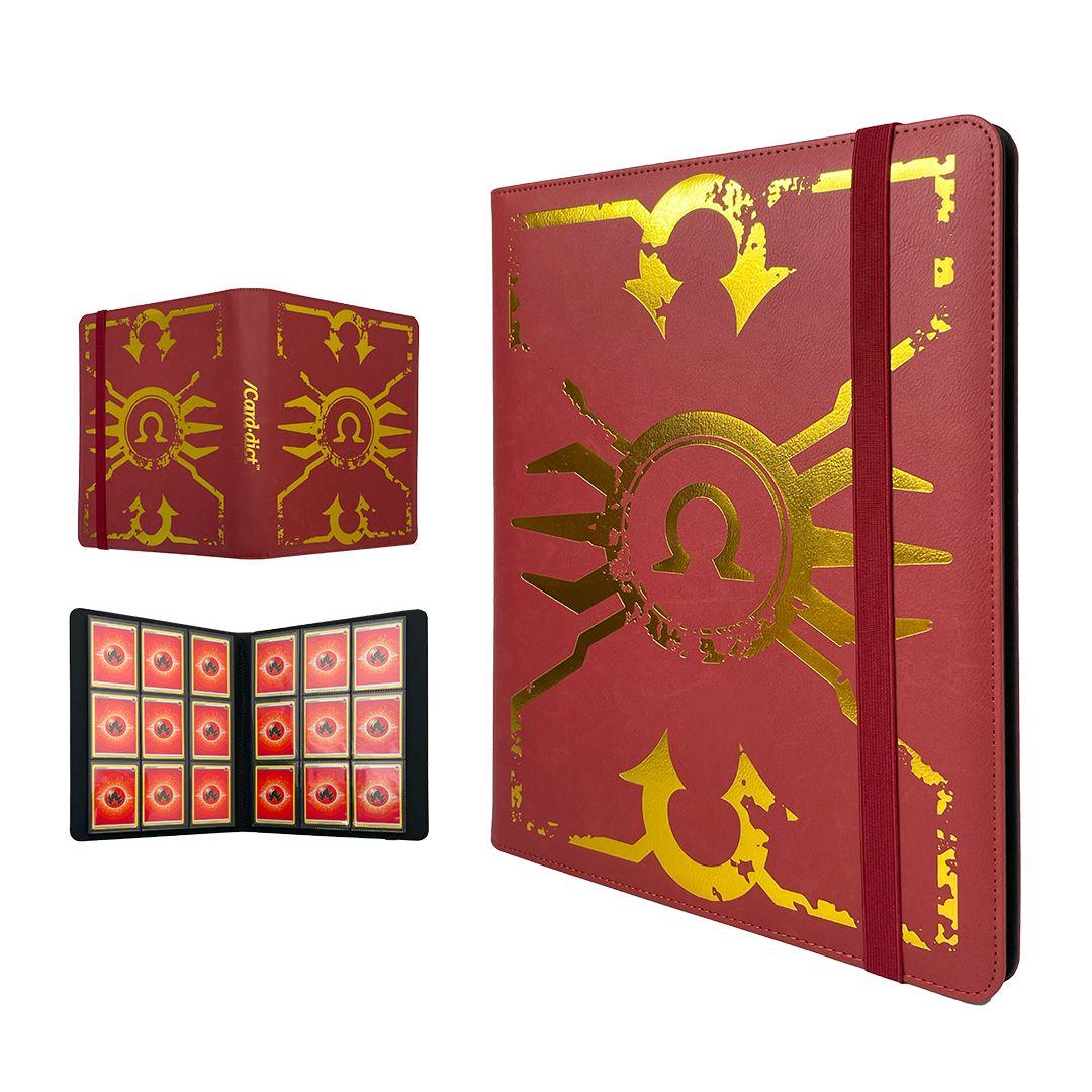 carddict card Binders red color 9 pockets