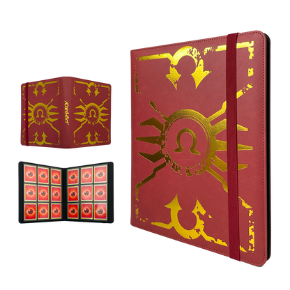carddict card Binders red color 9 pockets