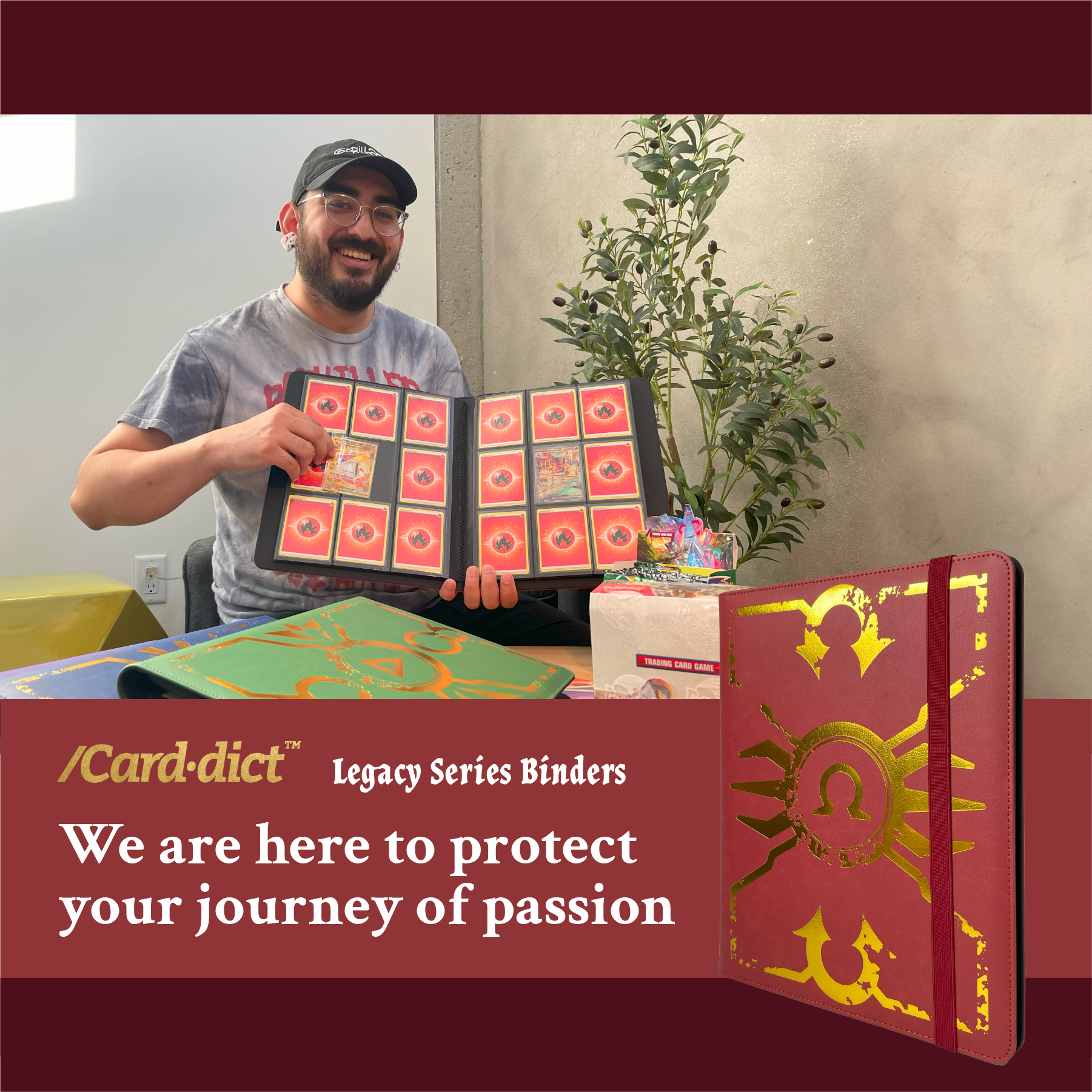 carddict card Binders red color introduction