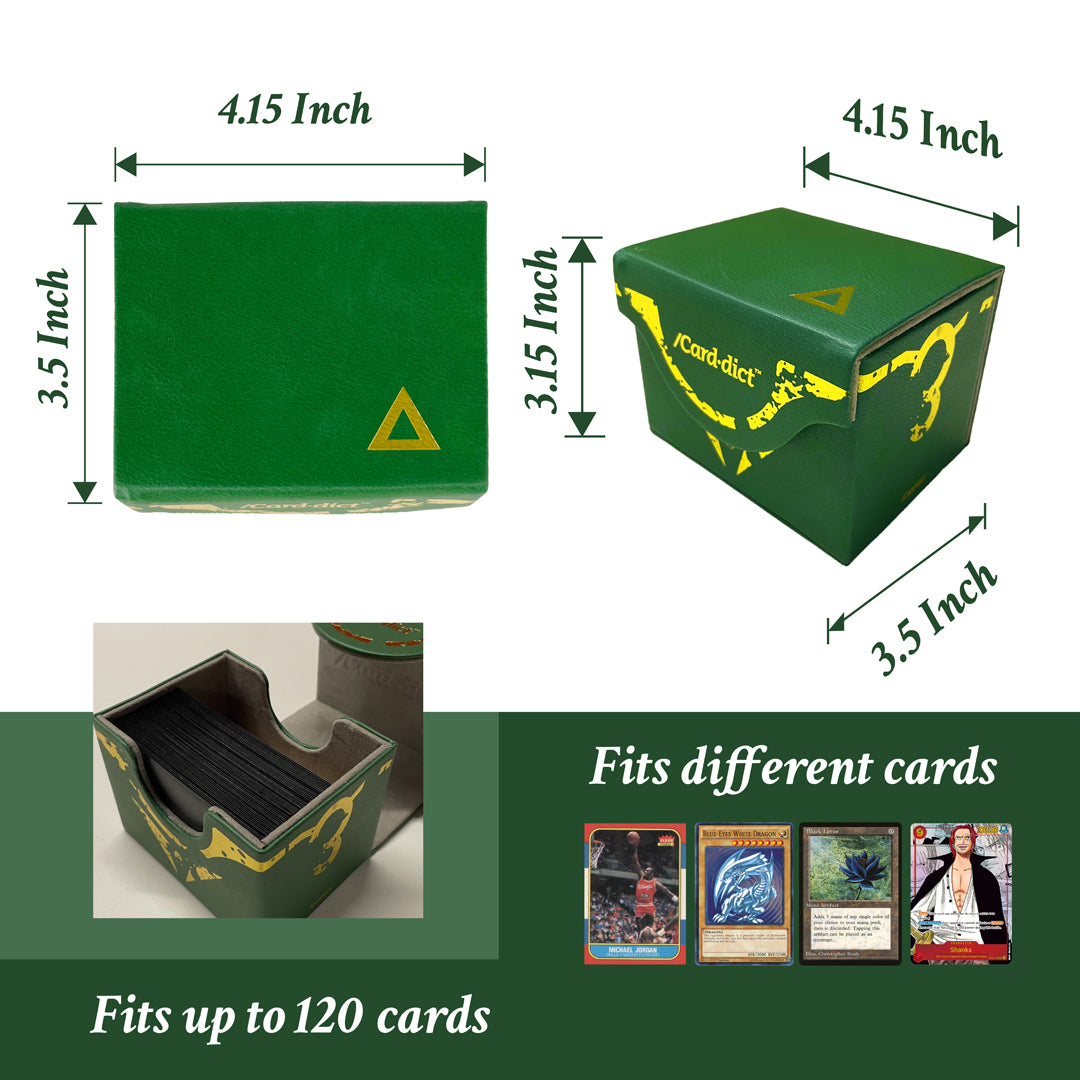 /Card·dict™ PU Leather Deck Box Delta Green